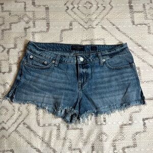 Lucky Brand Distressed Blue Denim Shorts
